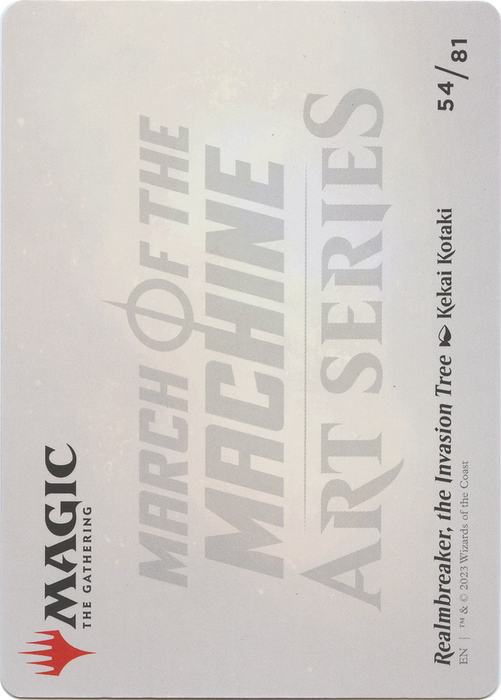 Realmbreaker, the Invasion Tree // Realmbreaker, the Invasion Tree (AMOM-054) - common (Borderless)