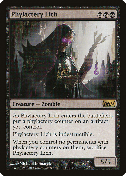 Phylactery Lich (M13-104) - rare