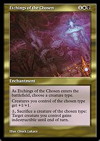 Etchings of the Chosen (PRM-91359) - rare - Foil