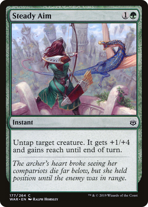 Steady Aim (WAR-177) - common - Foil