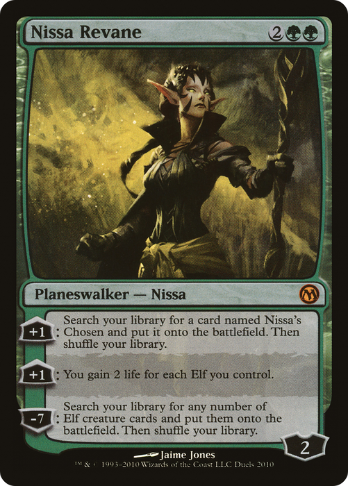 Nissa Revane (MEDIA-002) - mythic - Foil