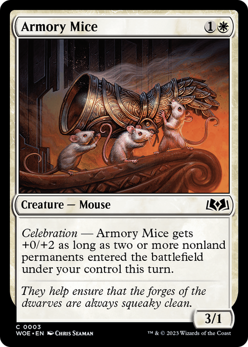 Armory Mice (WOE-003) - common - Foil