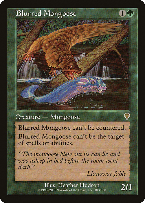 Blurred Mongoose (INV-183) - rare