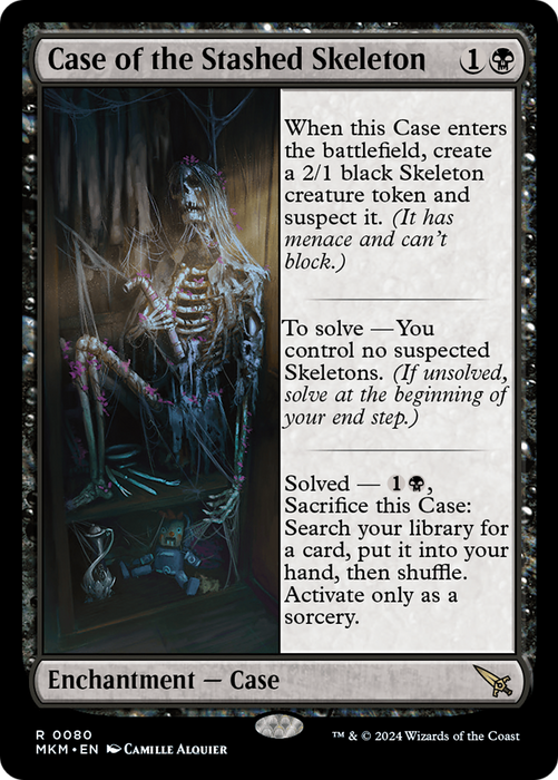 Case of the Stashed Skeleton (MKM-080) - rare - Foil