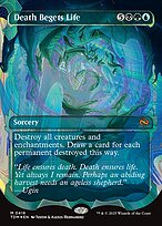 Death Begets Life (TDM-416) - mythic: (Showcase) (Borderless) - Foil
