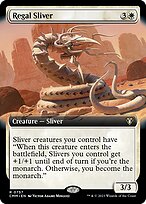 Regal Sliver (CMM-757) - rare: (Extended Art) - Foil