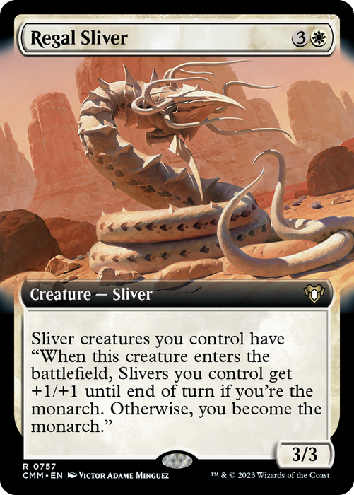 Regal Sliver (CMM-757) - rare: (Extended Art)