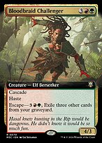 Bloodbraid Challenger (M3C-070) - rare: (Extended Art) - Foil