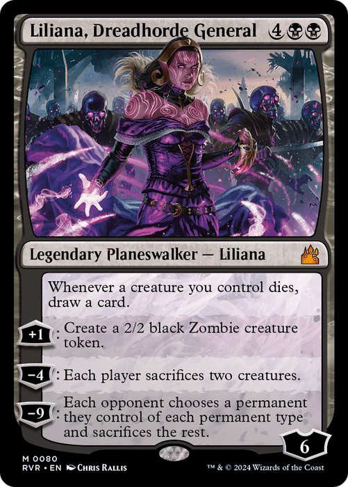 Liliana, Dreadhorde General (RVR-080) - mythic