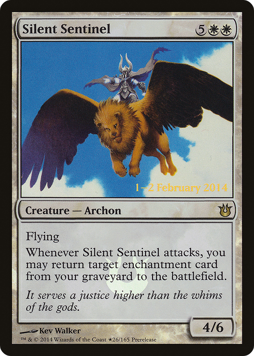 Silent Sentinel (PRE-26★) - rare - Foil