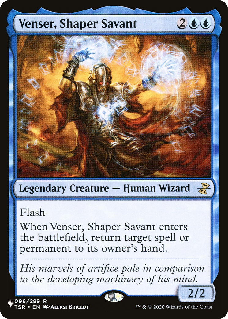 Venser, Shaper Savant (LIST-TSR-96) - rare