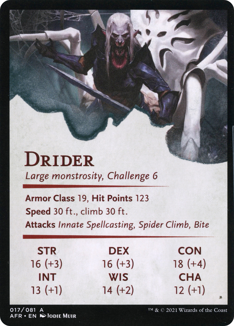 Drider // Drider (AAFR-017) - common (Borderless)