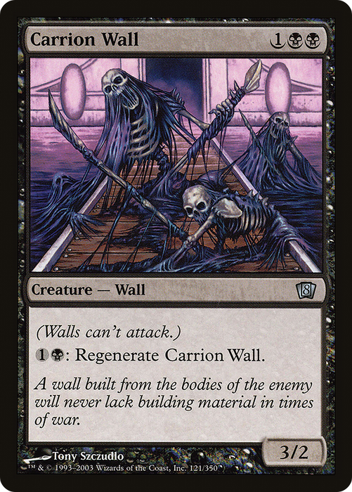 Carrion Wall (8ED-121★) - uncommon - Foil