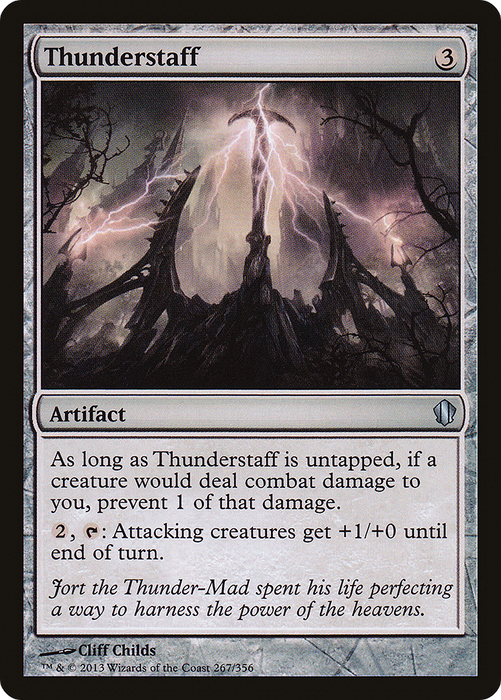 Thunderstaff (C13-267) - uncommon