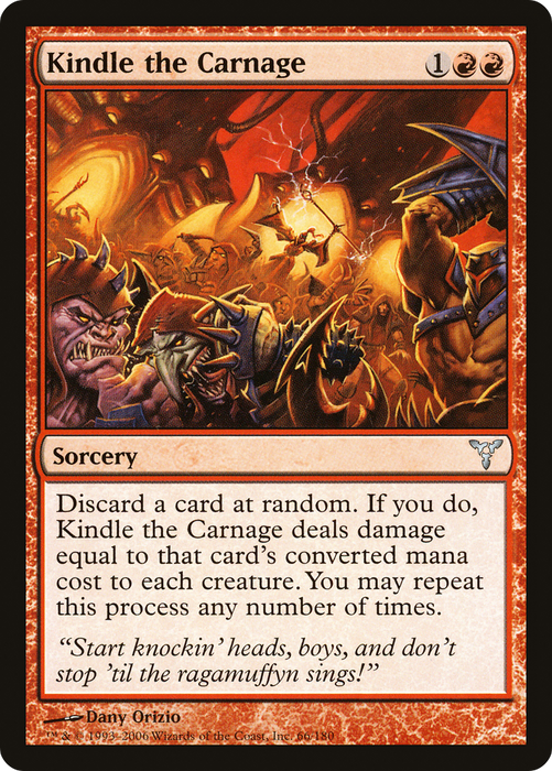Kindle the Carnage (DIS-066) - uncommon