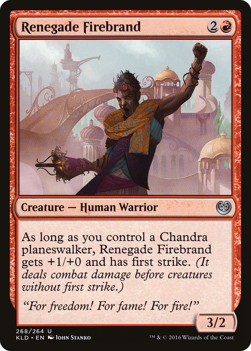 Renegade Firebrand (KLD-268) - uncommon
