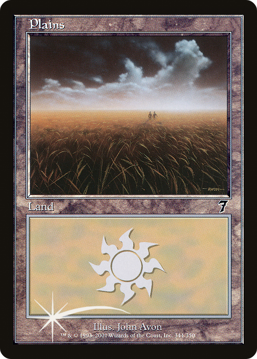 Plains (7ED-344★) - common - Foil