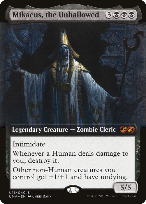 Mikaeus, the Unhallowed (UMA:BT-U11) - mythic: (Extended Art) - Foil