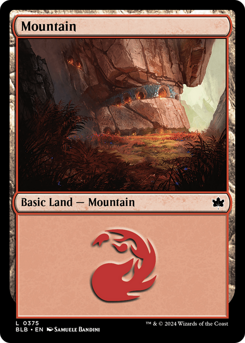 Mountain (BLB-375) - common - Foil