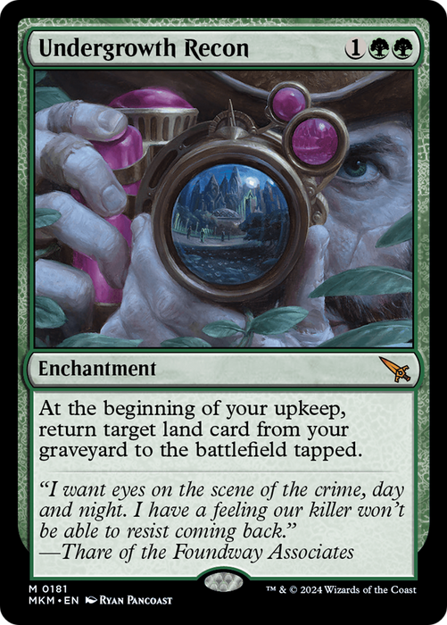 Undergrowth Recon (MKM-181) - mythic