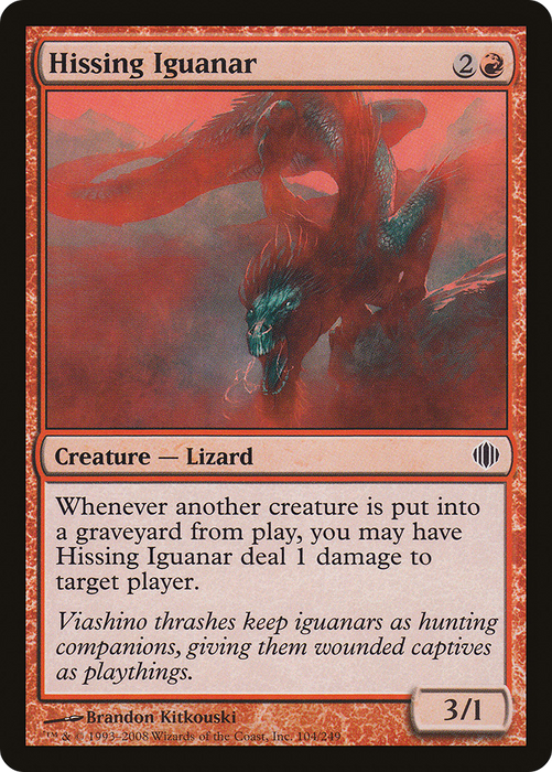 Hissing Iguanar (ALA-104) - common - Foil