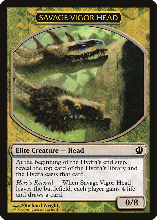 Savage Vigor Head (HERO-003) - common