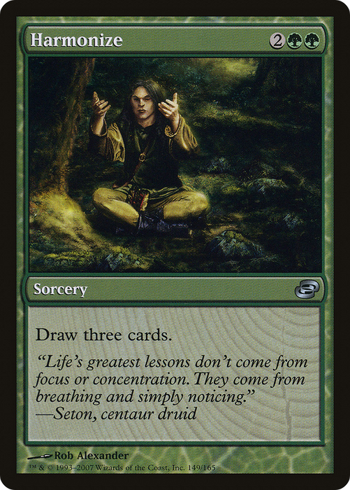 Harmonize (PLC-149) - uncommon: (colorshifted) - Foil