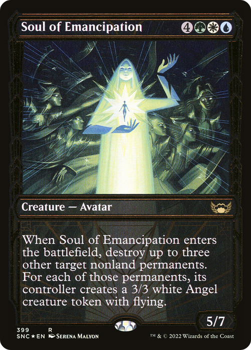 Soul of Emancipation (SNC-399) - rare: (Showcase) - Foil