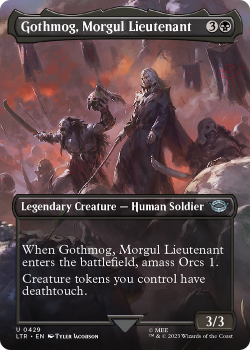 Gothmog, Morgul Lieutenant (LTR-429) - uncommon (Borderless) - Foil
