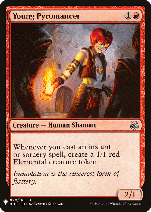 Young Pyromancer (LIST-DDS-20) - uncommon
