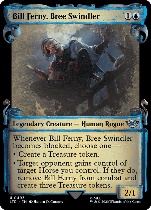 Bill Ferny, Bree Swindler (LTR-493) - uncommon: (Showcase) - Foil