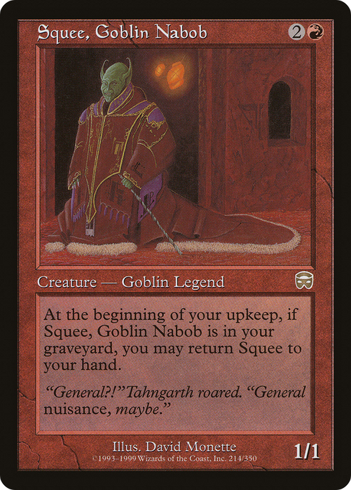 Squee, Goblin Nabob (MMQ-214) - rare