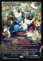 Doubling Season (FDN-428) - mythic: (Showcase) - Foil