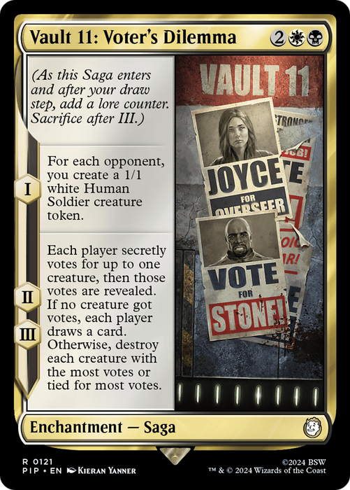 Vault 11: Voter's Dilemma (PIP-121) - rare - Foil