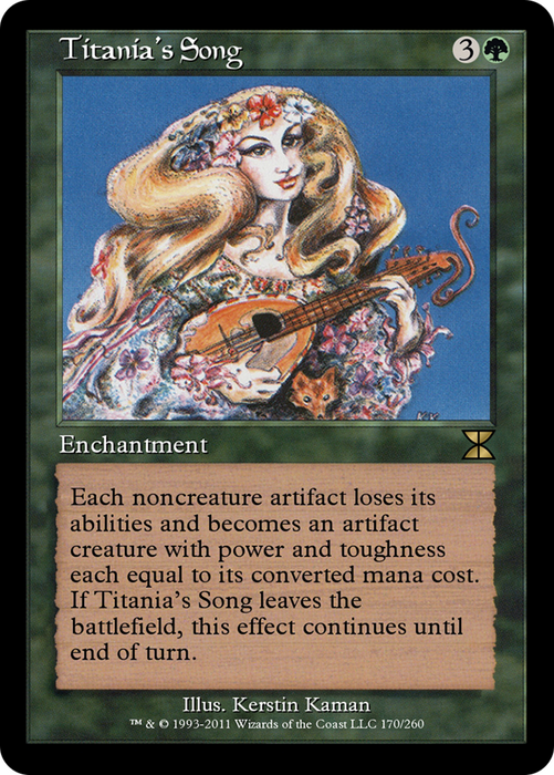 Titania's Song (ME4-170) - rare - Foil