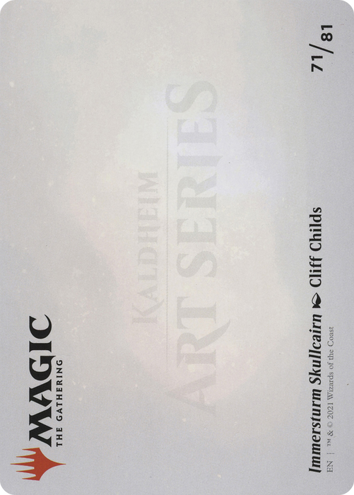 Immersturm Skullcairn // Immersturm Skullcairn (AKHM-071) - common (Borderless) - Foil