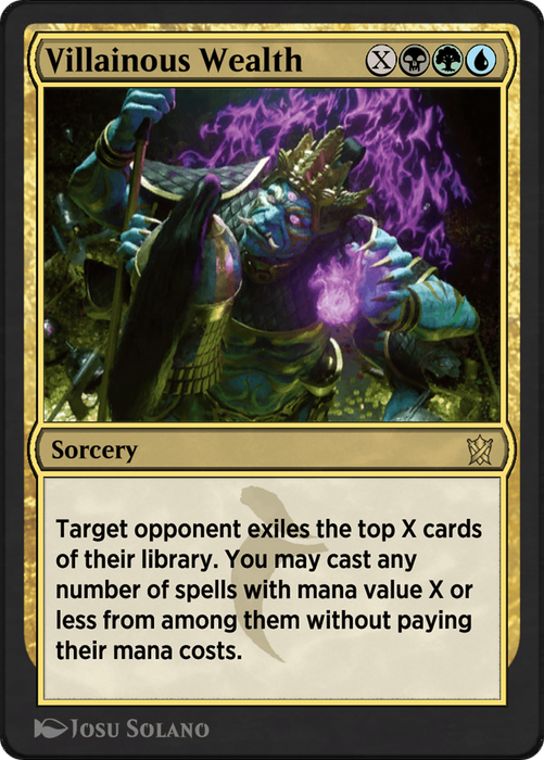 Villainous Wealth (KTK-211Y) - rare