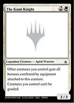The Kami Knight (UNK-RW02C) - rare