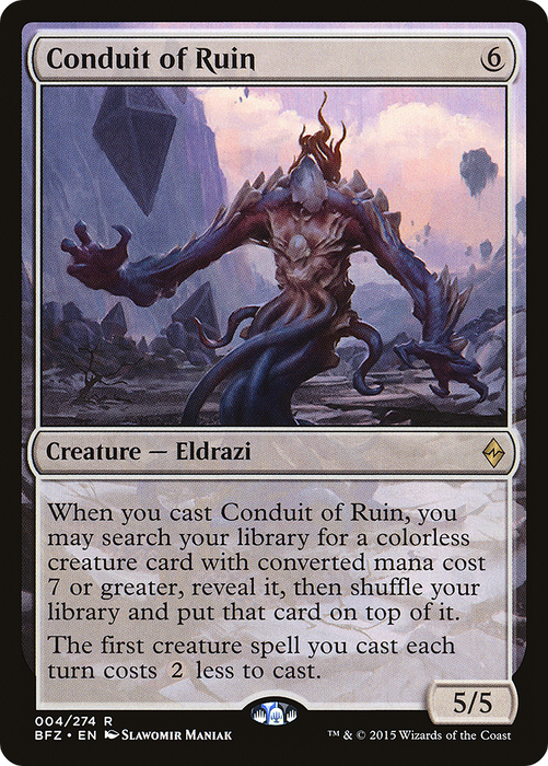 Conduit of Ruin (BFZ-004) - rare