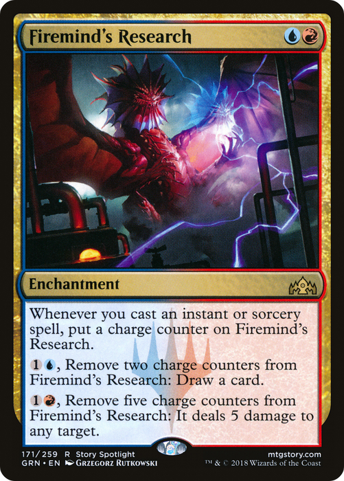 Firemind's Research (GRN-171) - rare - Foil