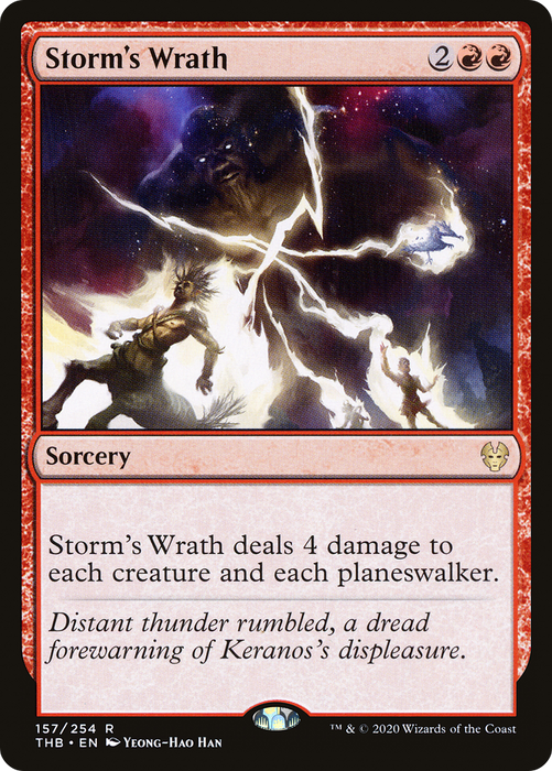 Storm's Wrath (THB-157) - rare - Foil