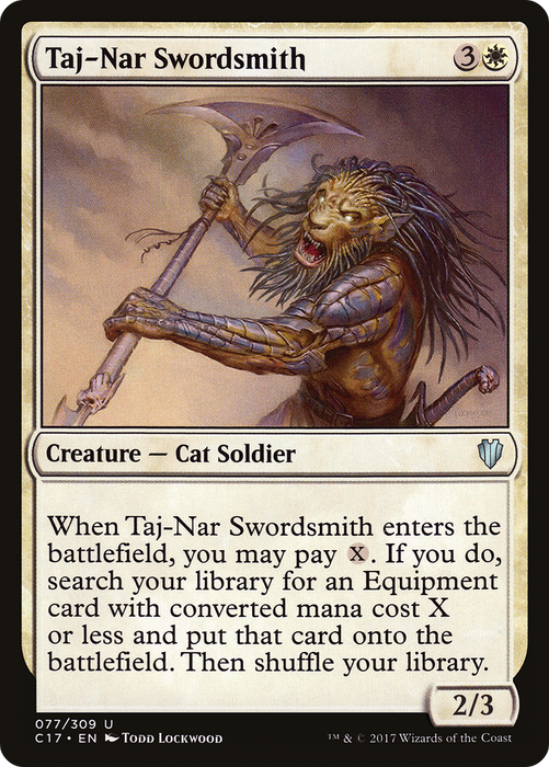 Taj-Nar Swordsmith (C17-077) - uncommon