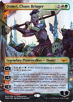 Domri, Chaos Bringer (MED2-RA7) - mythic (Borderless) - Foil