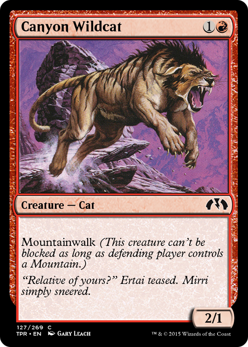 Canyon Wildcat (TPR-127) - common - Foil