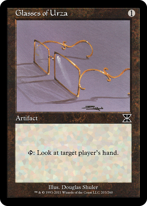 Glasses of Urza (ME4-203) - common - Foil