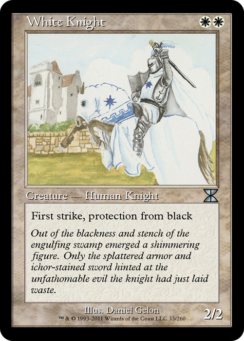White Knight (ME4-033) - uncommon - Foil