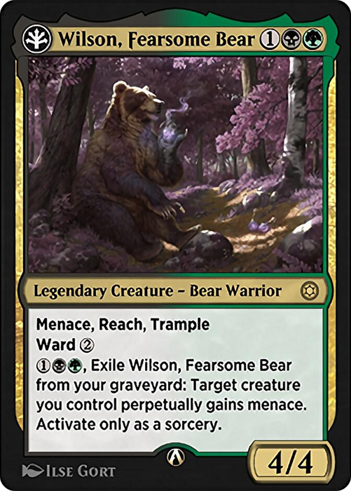 Wilson, Fearsome Bear (HBG-19B) - rare