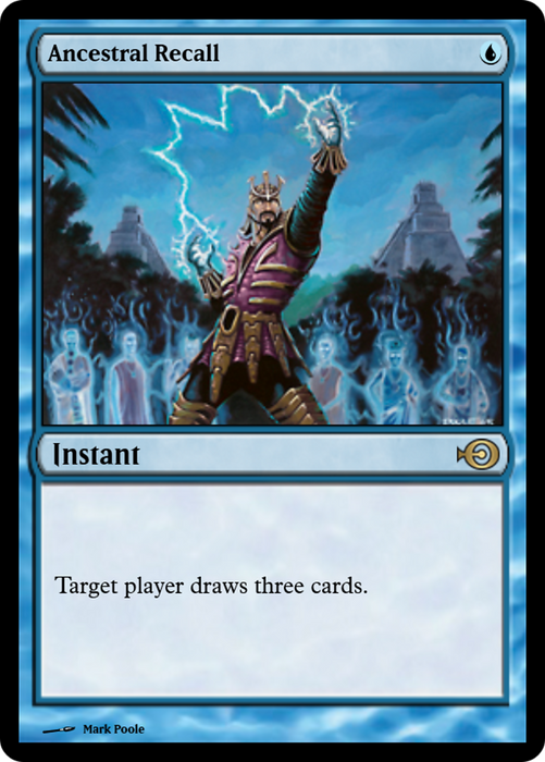 Ancestral Recall (PRM-46954) - rare - Foil