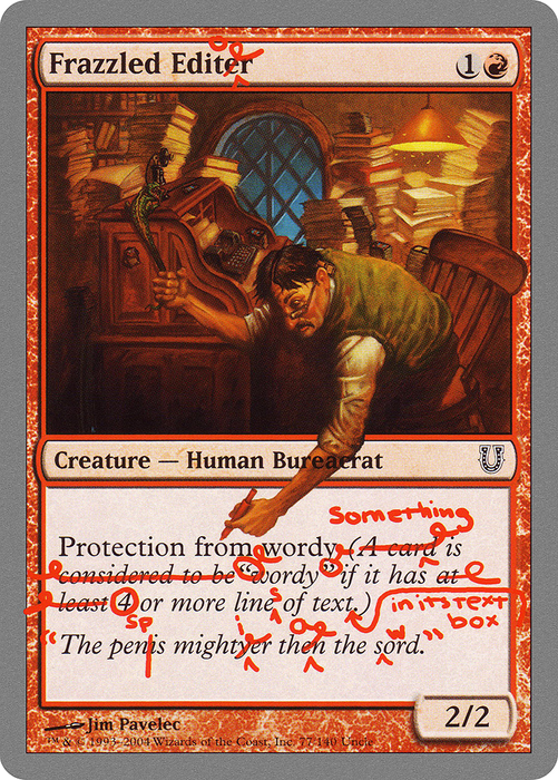 Frazzled Editor (UNH-077) - common