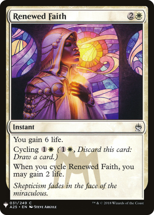 Renewed Faith (LIST-A25-31) - common